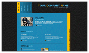 Teal CSS template